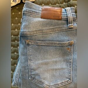 Madewell High Rise Skinny Crop Wash Jeans Size 26